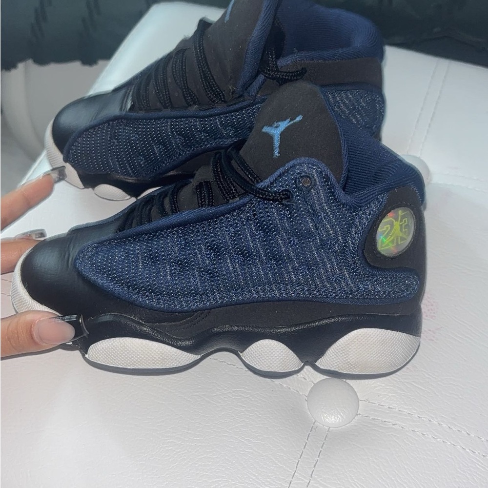 Kids Black and Blue Sneakers